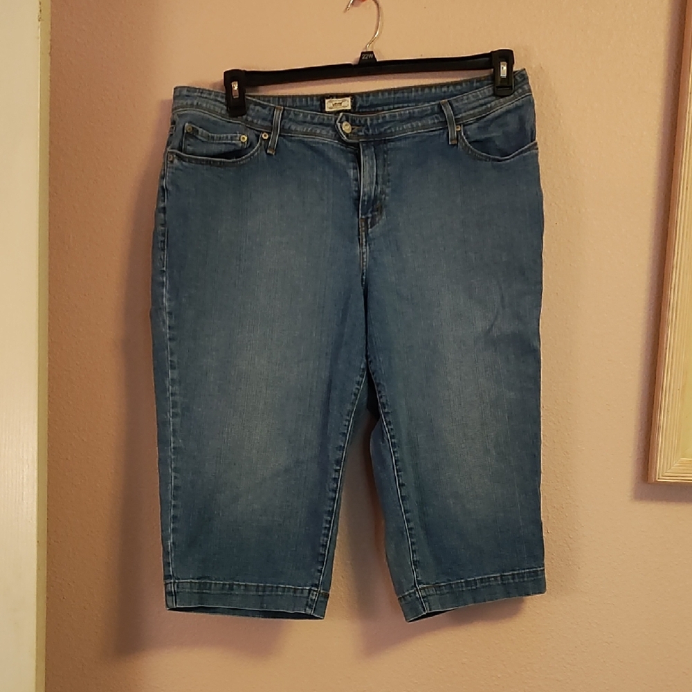 Levi's Blue Ankle Cropped Jeans Classic Style